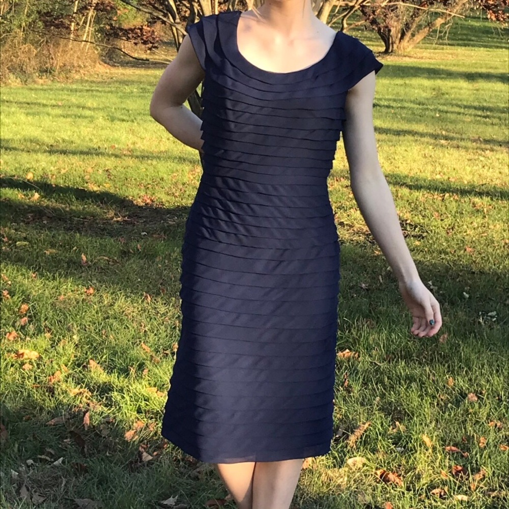 Navy Blue evening dress